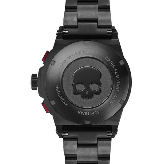 Line1: Otto Chrono All Black Bracelet - Bold & Edgy Design