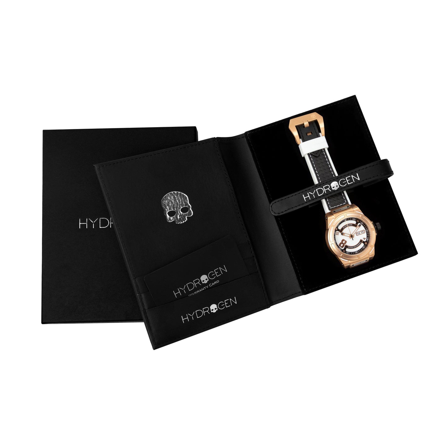 Line1: Otto White Rose Gold Watch - Elegant Style