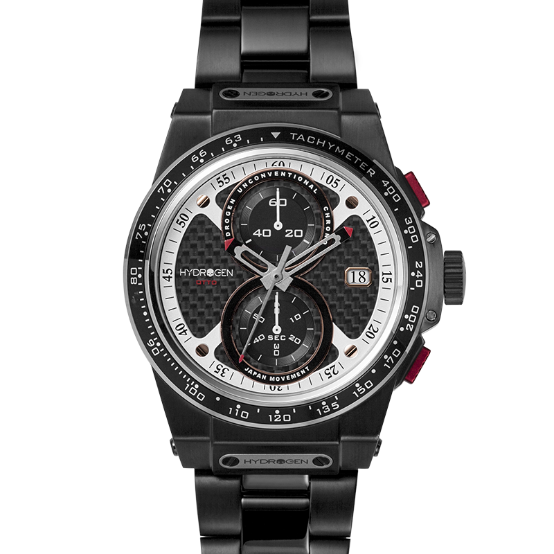 Line1: Otto Chrono All Black Bracelet - Bold & Edgy Design